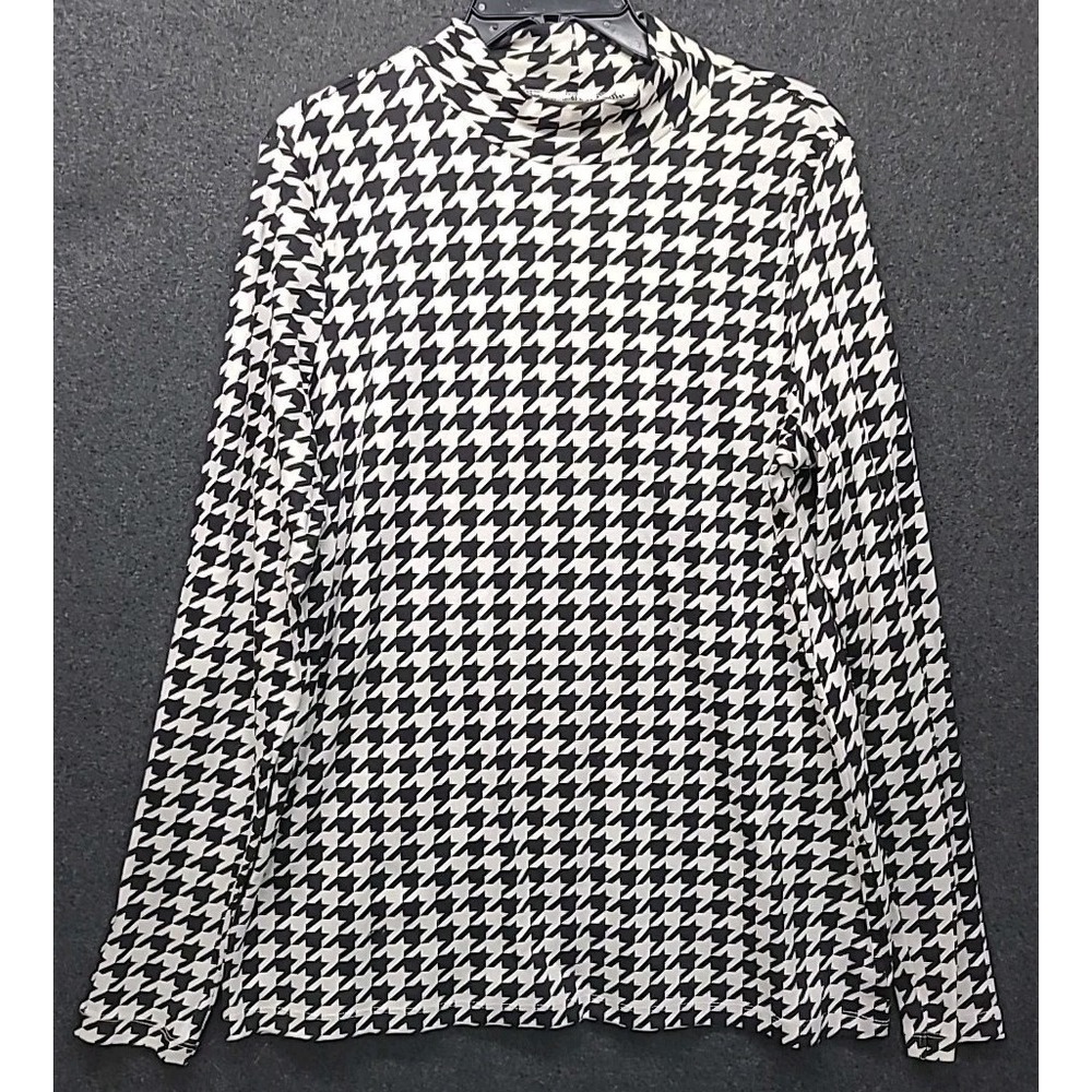 Kim Rogers Houndstooth Top Medium‎